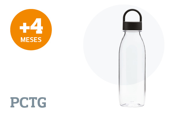 Botella reutilizable de PCTG